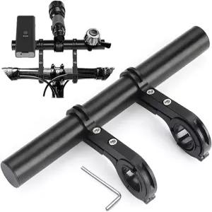 치 자전거 핸들바 익스텐더 액세서리용 다기능 알루미늄 합금 연장 마운트 7.9인치