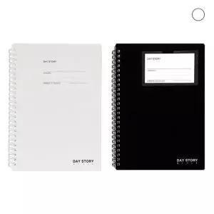 [셀러에이드]스프링노트 150매 A5 필기노트 스프링북 포켓 다이어리