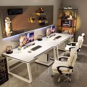 2인용 듀얼모니터 책상 컴퓨터 테이블 게이밍 게임