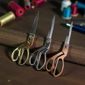 24cm 금속손잡이 재단가위 수예용 스테인리스 1p