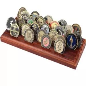 기념 동전 전시용 받침대아크릴 나무 수집용
