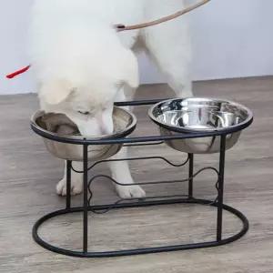 대형견 밥그릇 급식기 사료 반려견 식기 그릇 받침대