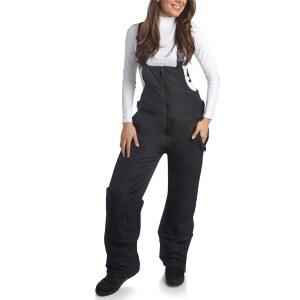 북극 영웅 여성 스노우 턱받이 - 방수 단열 팬츠 전체 스노보드 추운 날씨 스키 바지