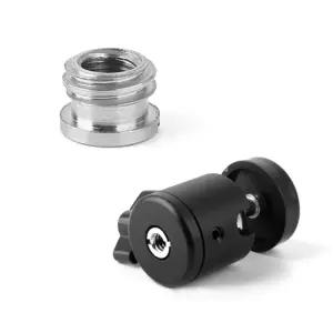 1/4 3/8 변환 나사 볼트 너트 소켓 이중 어댑터 삼각대 볼헤드 카메라 삼각대