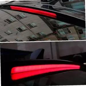 SM6 리어 스포일러 글라스윙 루프 바이저 면발광 LED