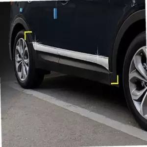 싼타페DM 사이드 스커트 크롬 몰딩 언더라인 튜닝