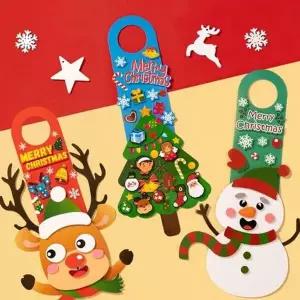 [셀러에이드]크리스마스종이방문걸이 만들기