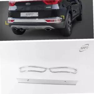 올뉴 스포티지 리어 범퍼 몰딩 크롬 뒷 범퍼 커버