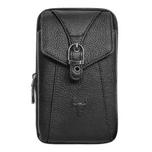 가죽 미니 힙색 데일리 보조 허리 크로스백 가방