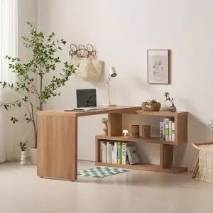 [히트가구] RG104 모듈 1400 2단 책상 세트 (착불)