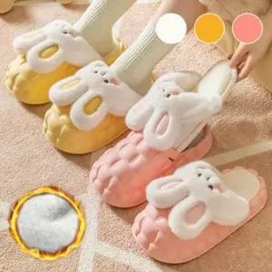 토끼 실내화 거실 사무실 방한 슬리퍼 층간 소음 방지_24074884