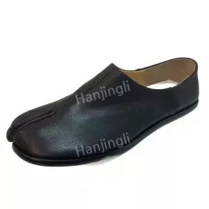 천연소가죽 발가락분리 타비 페니로퍼 경량 발이편한 편안한 남녀공용 슬립온 데일리 로퍼 단화