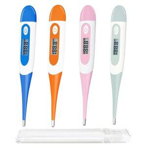 BESTWYA 구강 체온계, 발열용 디지털 체온계(A, 4팩)