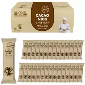 무가당 넛츠바 카카오닙스 식사대용 영양간식 푸드스토리5.6 30봉입