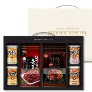 [머거본] 민속육포 견과 혼합형 680g