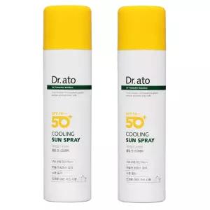 닥터 아토 쿨링 선 스프레이 150ml x 2 SPF 50+저자극 간편한 아기 유아 선크림