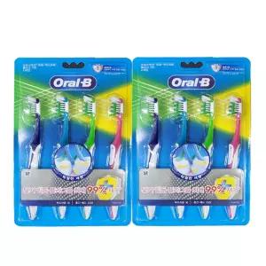 오랄비 크로스액션 프로엑스퍼트 플라그 가드 칫솔 4개입 x 2개