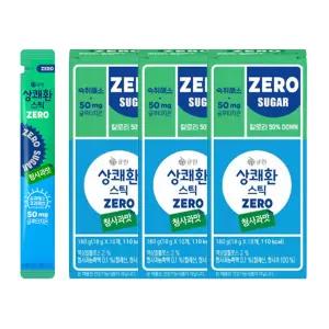 큐원 상쾌환 젤리 스틱형 제로 청사과맛 18g 30개 숙취해소 회식 모임 술먹기 전 후