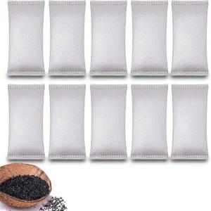 코코넛 껍질 공기 정화 봉투 50g 냄새와 습기 제거 자연 신선한 청정기 가정용 냄새 제거기 자동차