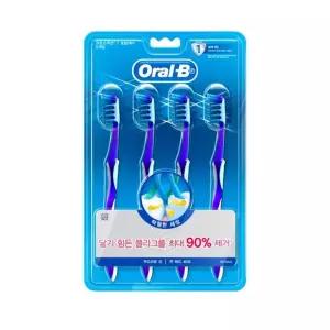오랄비 크로스액션 프로헬스7 토탈케어 칫솔 4개입 x 1개