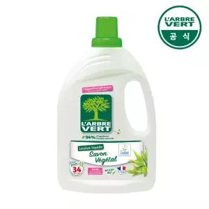 라브르베르 리시브 리퀴드 세탁세제 사봉베지탈 그린후레쉬 1.53L