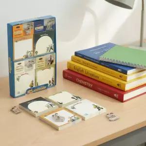 핑크풋 월레스와그로밋 메모클립세트 떡메 메모지 캐릭터 뜯어쓰는 귀여운 (20개입 1박스)