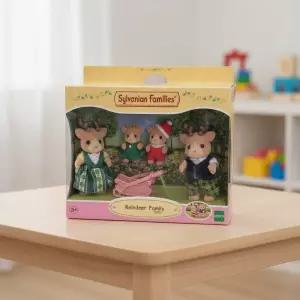 실바니안 패밀리 순록가족 미니어처 인형 세트 소꿉놀이 장난감 사슴 어린이 루돌프 피규어