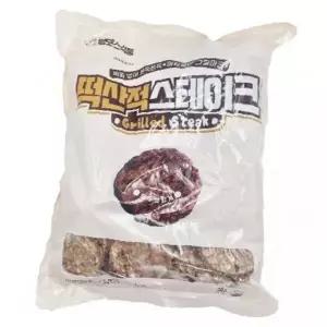 떡산적스테이크 냉동육류 구이용 바베큐 캠핑 야외 조리 간편식 육가공품