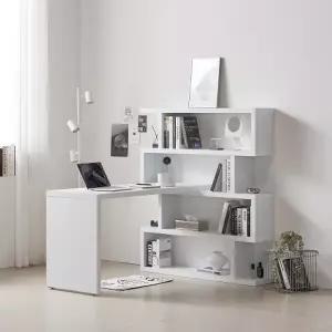 [히트가구] RG106 모듈 1400 4단 책상 세트 (착불)