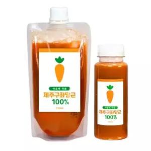[다다이차] 제주 구좌당근주스 7개 흙당근 야채즙 100% 무첨가 착즙 냉동보관