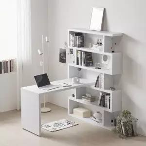 [히트가구] RG107 모듈 1400 5단 책상 세트 (착불)