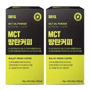 [데이앤] MCT오일 방탄커피 (10gx14포 2박스)