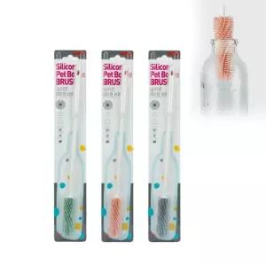 작은병솔 실리콘 물병 세척 브러쉬 병솔