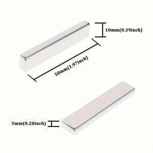 10pcs 50x10x5mm rectangular magnet Mini 호환 suitable for science tool storage laboratories lockers
