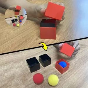 (제스트)판도라상자 스펀지볼3개포함 마술 박스 매직 스펀지볼