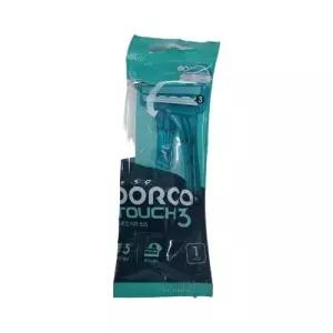 도루코 터치 쓰리 면도기 1P 회전헤드 윤활밴드 3중날 WEDD69E
