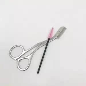 달린 스테인리스 눈썹가위 빗 그린벨 빗달린 미용가위 WFLKQ8X