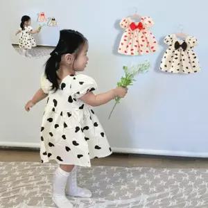 여아 하트하트 리본 반팔 205424 원피스 미니