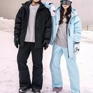 윈터브리즈 스키복 상하 세트 경량 방한 방수 방풍 스판 스키 스노우보드복 팬츠 바지 남성 여성
