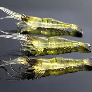 바다 낚시밑밥 실리콘 새우 모양 5개입 선상 미끼