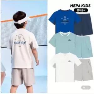 [롯데백화점]네파 (키즈)썸머 비치 시어서커 세트