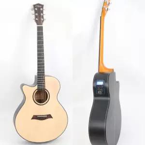 로즈우드 OM바디 왼손 통기타 Olivia aeq A40R-L 고급 연습용 클래식 레슨용 올리비아