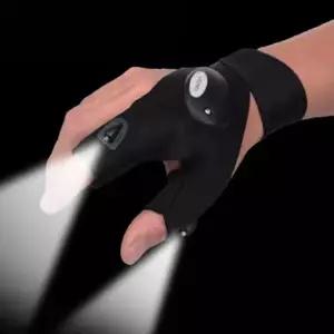 LED 낚시 장갑 손가락 랜턴 조명 야간 밤낚시용 DD-13003