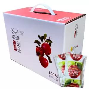 충주 사과즙 120ml 50포 저온살균 100 씨없는 생사과즙