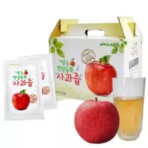 햇살 담은 사과즙 영주 생사과즙 임산부 노슈가 농협 코스트코 듬뿍 가득 100ml 30팩