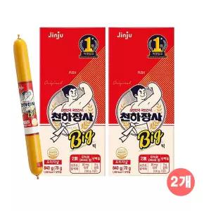천하장사 오리지널 빅 840g(70g x 12) x 2개 / 간식 소시지 소세지
