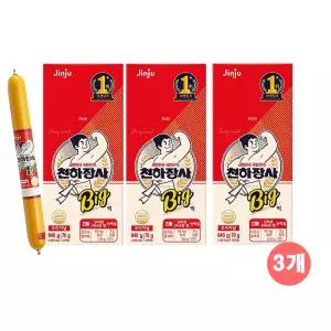 천하장사 오리지널 빅 840g(70g x 12) x 3개 / 간식 소시지 소세지