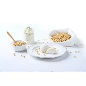 [미크플로]강릉 초당 순두부 크림 모찌 6개입 건강 간식 굳지않는 찹쌀떡 떡