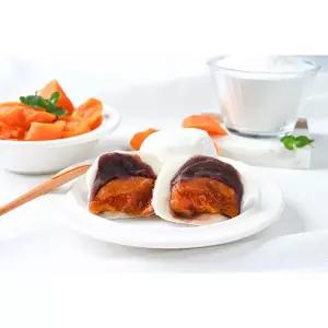 [미크플로]통째로 감말랭이 모찌 6개입 과일 굳지않는 찹쌀떡