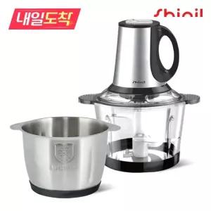 [내일도착] SHINIL 만능 멀티 다지기 분쇄기 대용량 SFM-30FM 2종 용기+마늘박피